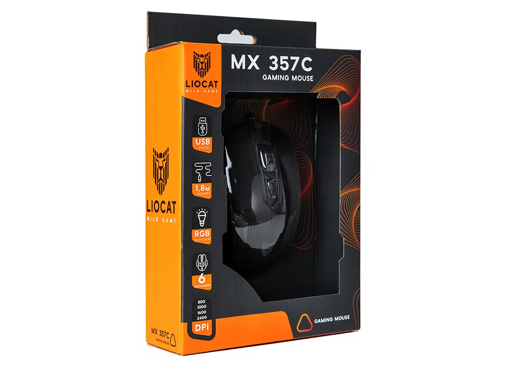 Souris Gaming Liocat MX 357C Noire