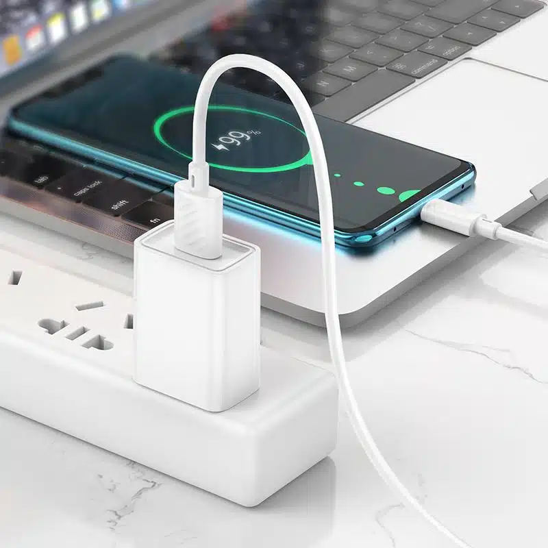Cable HOCO USB Type C 3A X88 1 m Blanc