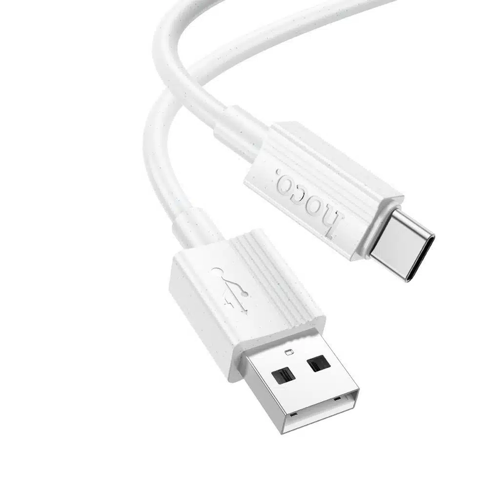 Câble HOCO USB-A vers USB-C 3A X107 1 m Blanc