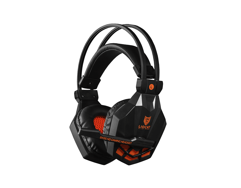 Casque Gaming Liocat 585C Noir avec Microphone