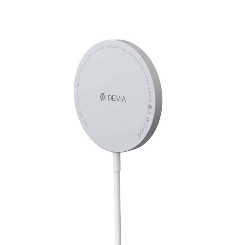 Chargeur Inductif DEVIA Smart 15W MagSafe Blanc