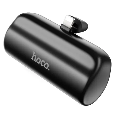 Powerbank HOCO J106 5000 mAh Lightning Intégré Noir