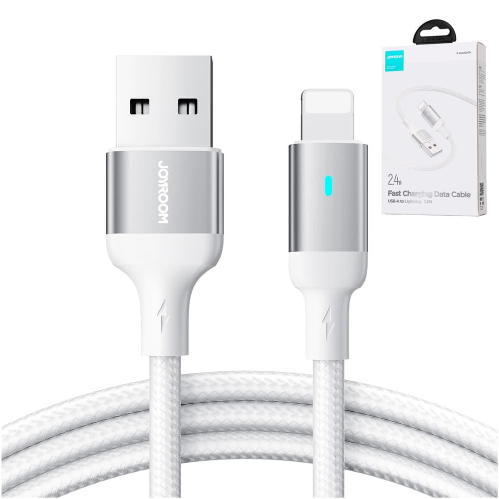 Cable JOYROOM USB Lightning A10 1.2 m Blanc