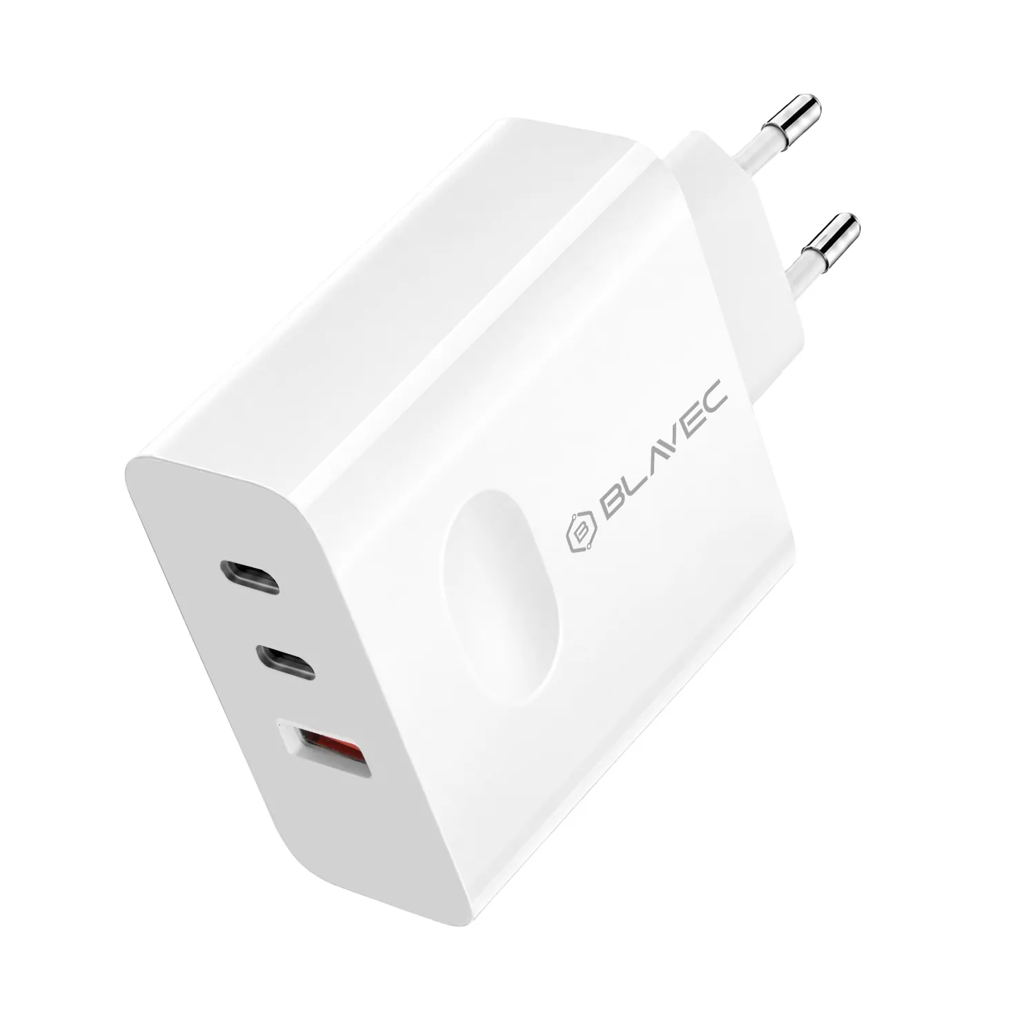 Blavec BC-11 : 7 atouts essentiels du chargeur GaN 65W 1 Chargeur GaN 65W Blavec BC-11 : photo produit Promotek, vue 1