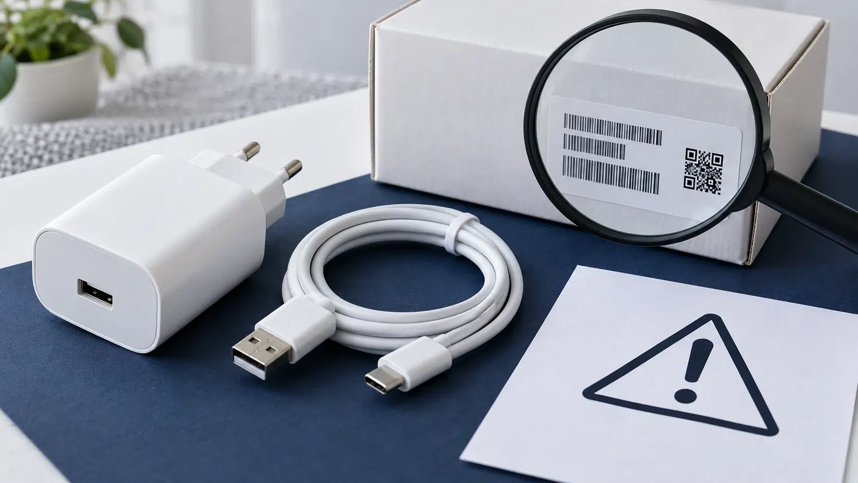 Identification d’un modèle de chargeur et de son emballage pour vérifier un rappel