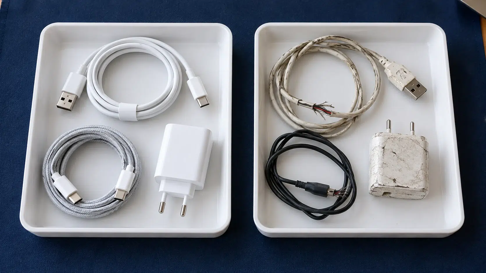 RoHS : 10 repères essentiels pour acheter vos accessoires 3 Tri des accessoires électroniques réutilisables et des câbles endommagés